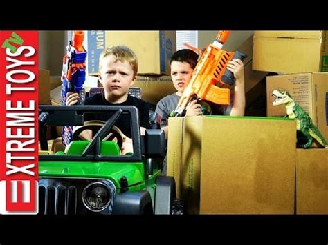 nerf gun videos|Nerf Gun Cardboard Box Battle! Cole Attacks Ethan with Nerf .